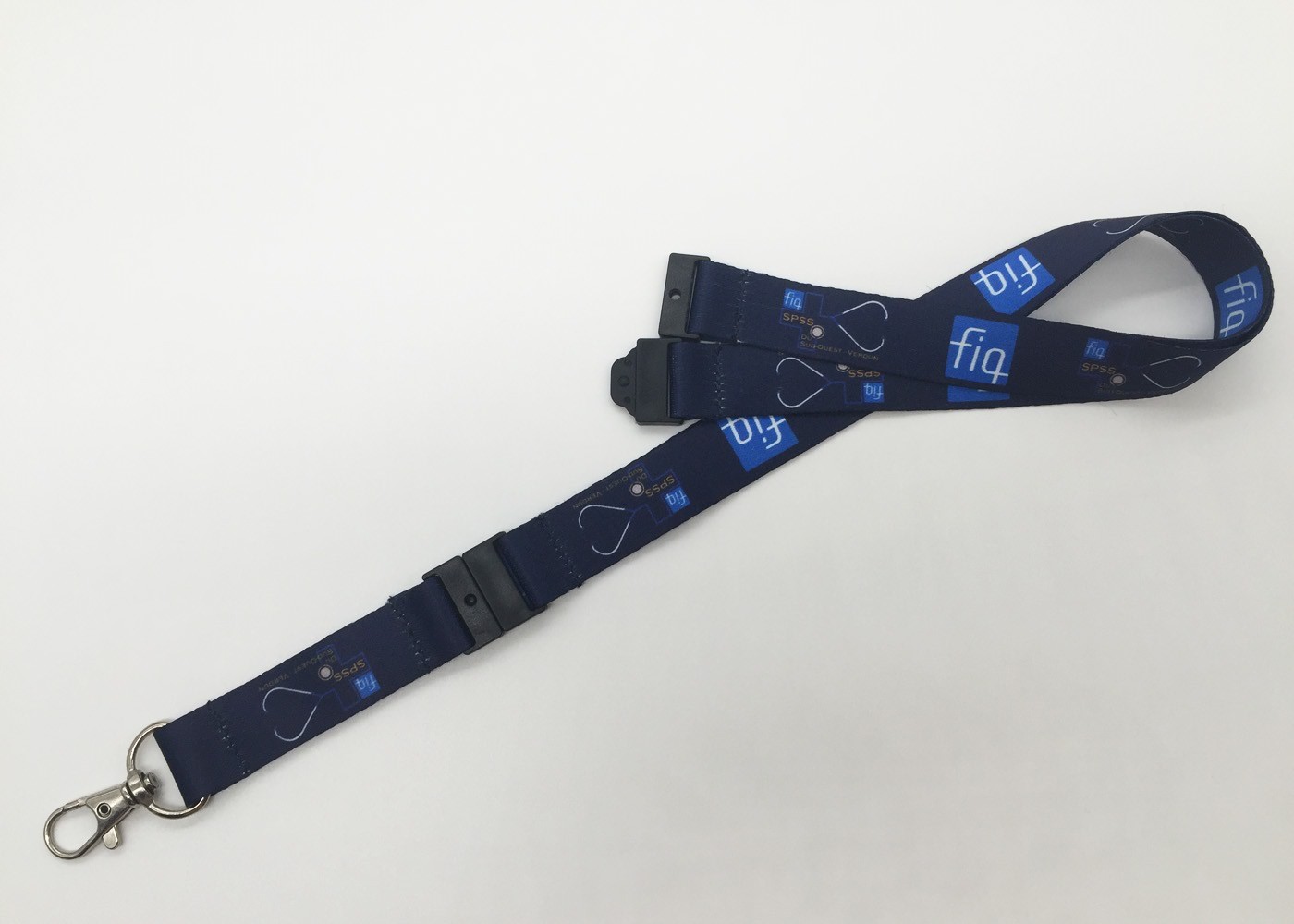 Flat personalized printed funny polyester lanyards with customized logo
