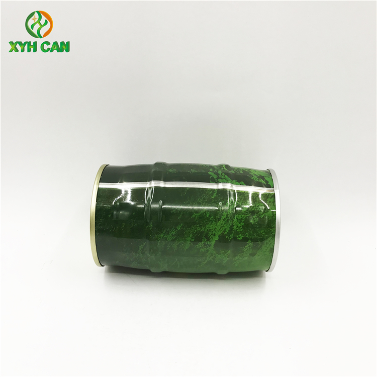 Alcohol Tin Cans CMYK Glossy Lamination Empty Tin Containers For Food Wine Packaging