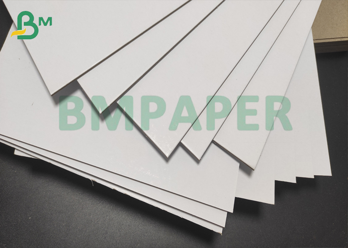 double sided white cardboard
