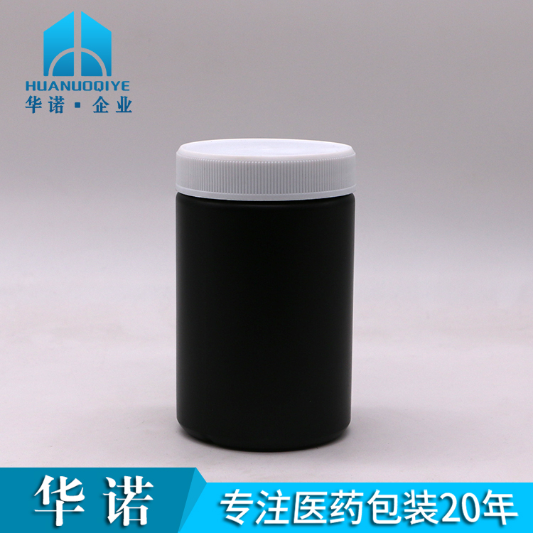 Medicine Industrial 250ml HDPE Customized Plastic Food Jar with Screw Cap and Heat Induction Liner