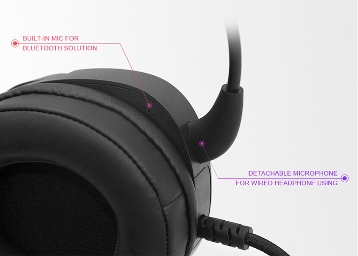 V5.0 Bluetooth Earphones For Gaming , 50MM Wireless Audio Headset