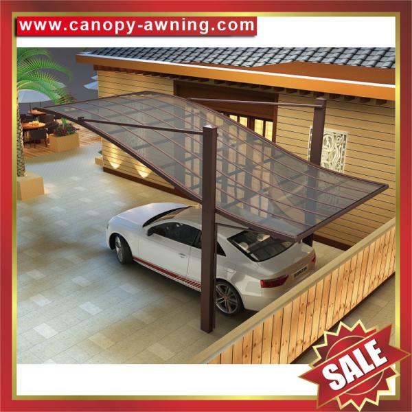 beautiful super durable modern public parking aluminum alloy polycarbonate
