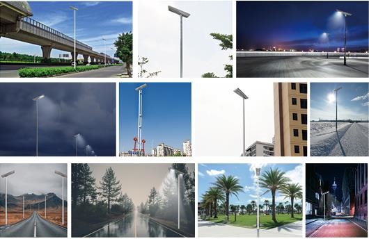 HoT Sale 100w 80w Flat integrated Solar street Lamp For City Road all in one solar street light with ROHS & CE