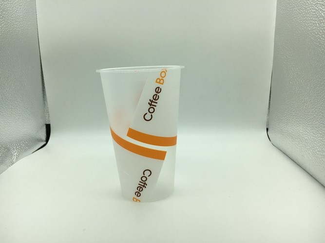 Promotional 22OZ Plastic Stadium Cups Height 177mm With Full Color Printing