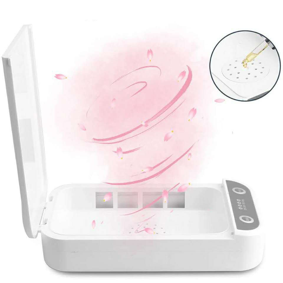 10W Fast Charge Cell Phone Disinfection Box , Uv Light Sanitizer Box For Phone