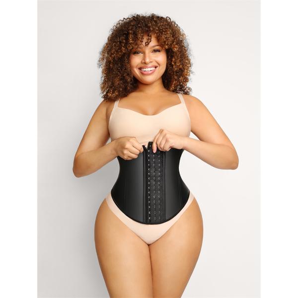 Adjustable Hooks and Zipper Men Tummy Trimmer Vest Knitted Waist Trainer for Slimming