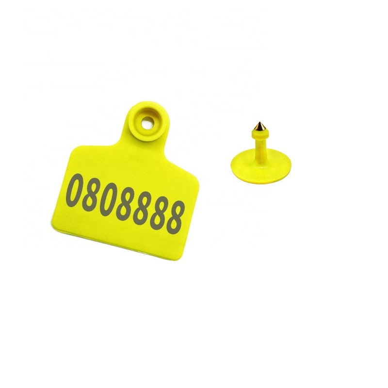 ISO medicated Cattle Tracking Ear Tags Two Pieces Farm Management