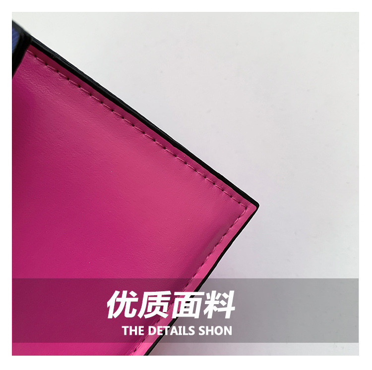 2024 SPRING/SUMMER NEW FASHION TEXTURE MATCHING COLOR CROSSBODY BAG SHOULDER HANDBAG THIS YEAR