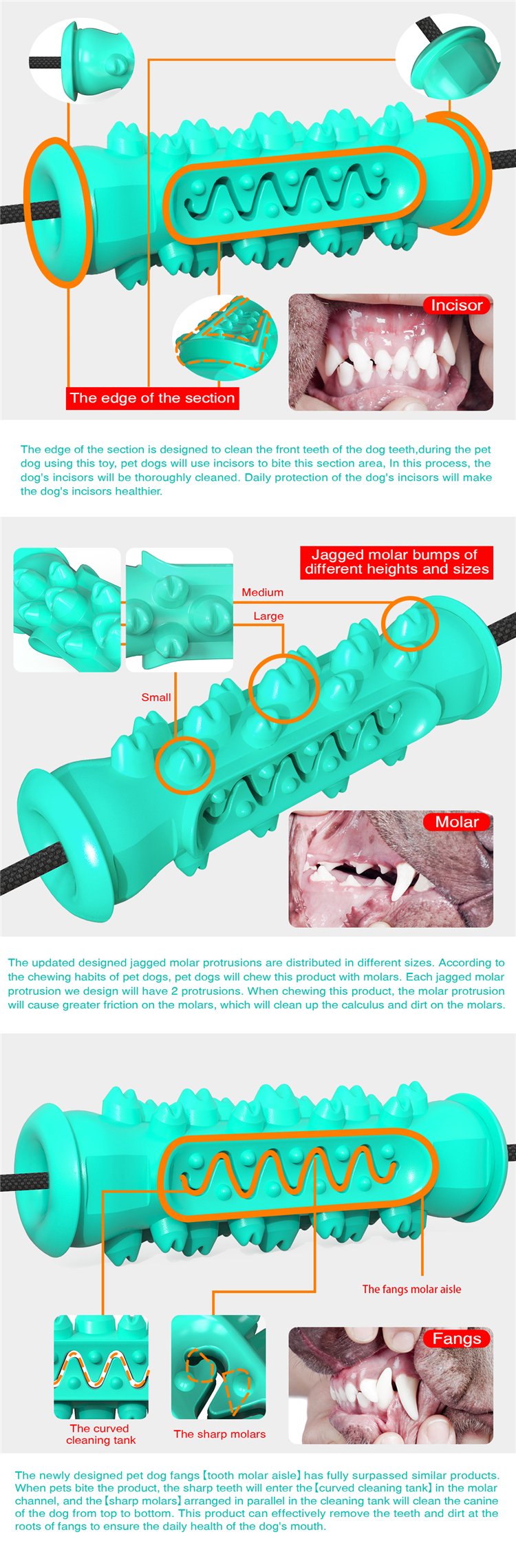 High Quality New Single Suction Cup Molar Ball Dog Toothbrush Teeth Cleaning Chew Toys For Pet
