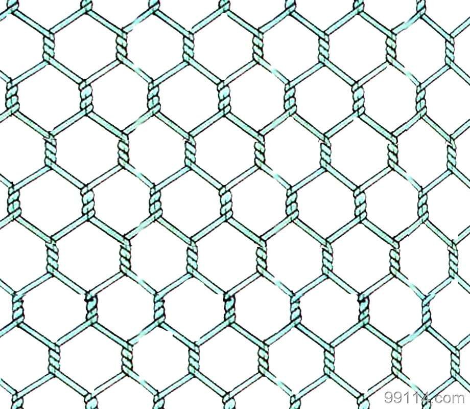 Building 3/8" Pvc Coated Hexagonal Wire Netting With 2.0-4.0mm Wire Gauge