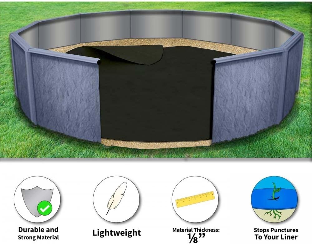 Polyester Staple Fiber Nonwoven Fabric Geotextile for Road Construction Pool Liner Pad