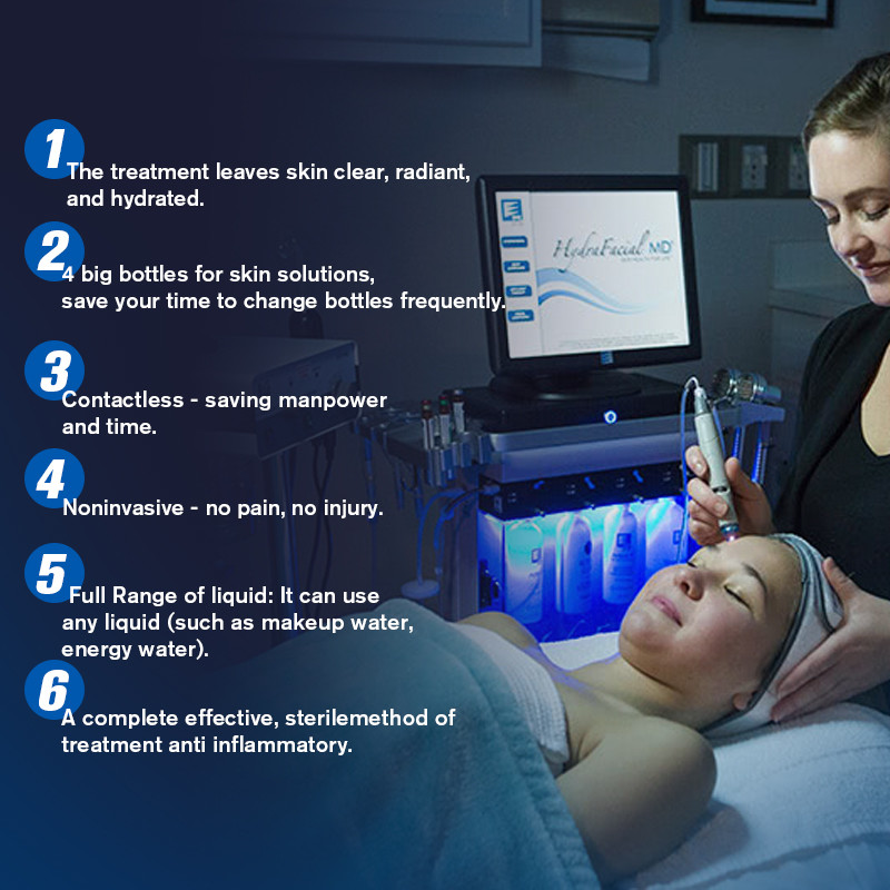 100Kpa Hydrafacial Beauty Machine 50HZ / 60HZ Diamond Microdermabrasion Machine