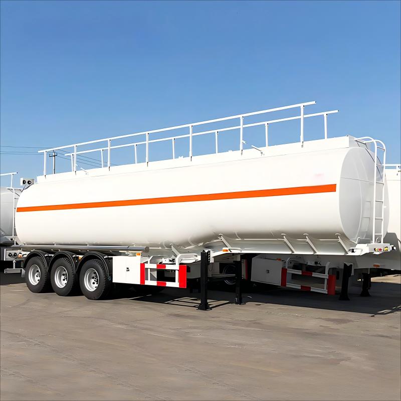 CIMC 3 Axle 30000L/40000L/50000L /60000L Carbon /Stainless Steel Oil/Fuel/Diesel/Gasoline/Water/Milk Tanker Truck Semi Trailer