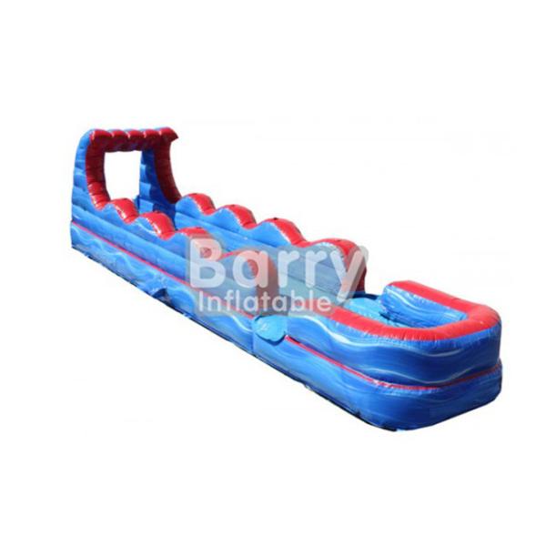 Custom Tsunami Inflatable Water Slides N Slide / Volcano / Wave Slip Slide For Summer