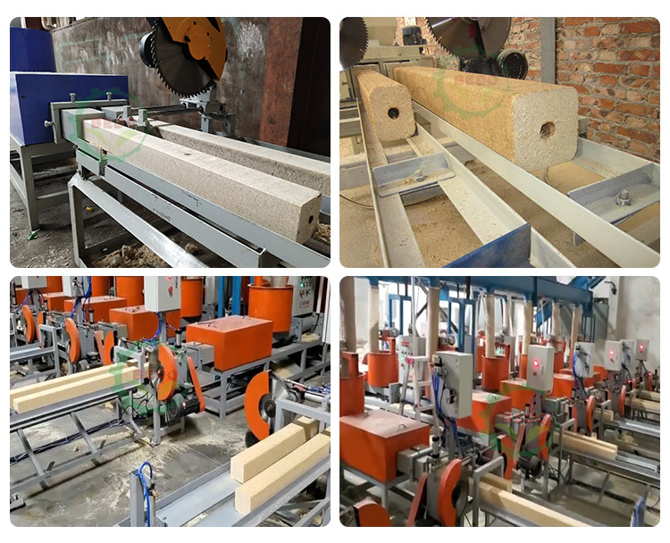 380V Wood Shavings Sawdust Euro Pallet Block Making Machine 3-5MPa
