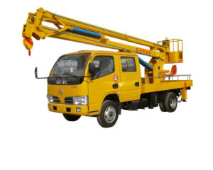 Dongfeng 16m Telescopic Aerial Platform Truck Fully Hydraulically Operate 3 Boom Option 4X2.4X4 LHD. Rhd