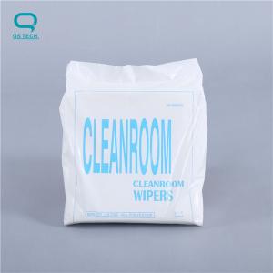 Buy cheap 55% Microfiber 45% Polyester Camera Lens Wipe Cleanroom Wiper 52g/M2 Weight product