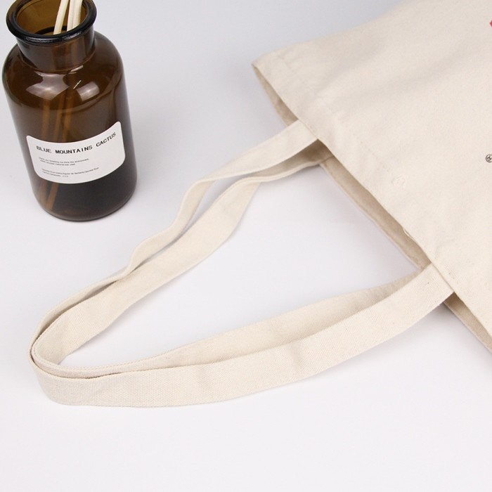 100% Cotton Custom Printed Reusable Bags Sling Bag For Gym , Foldable Shopping Bag