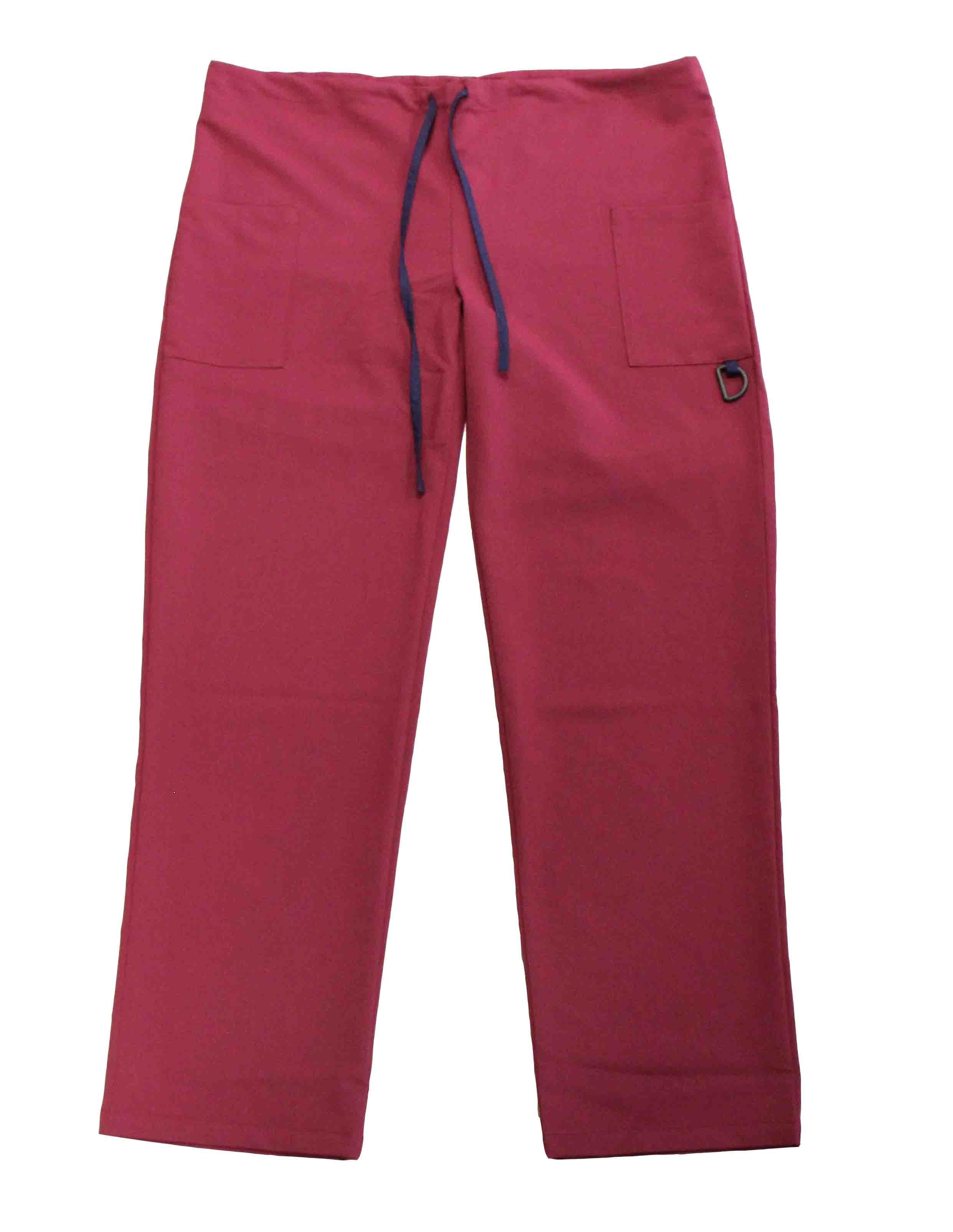 155 GSM Twill 2/1 Woven Waist Line Medical Suit With Unisex Trousers Antimicrobial Wrinkle-free