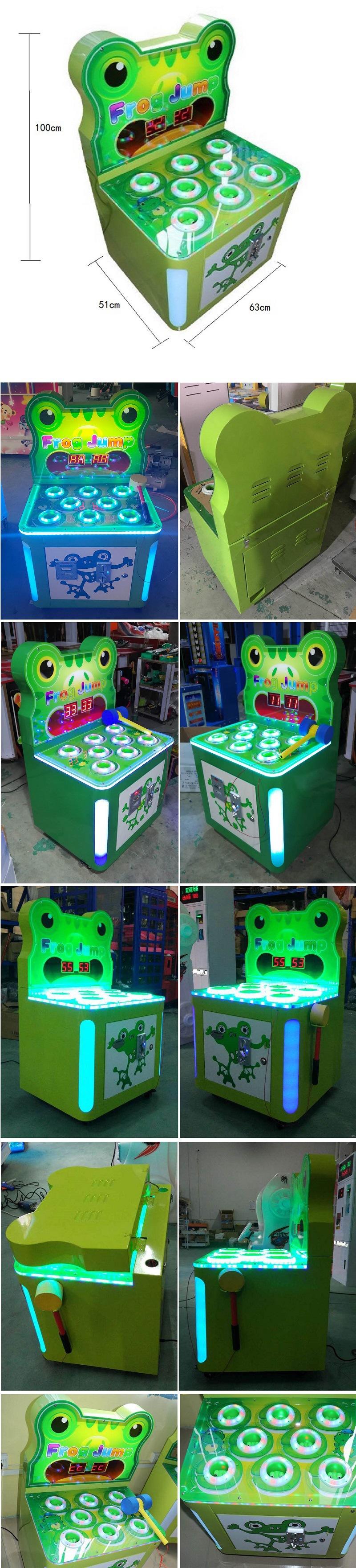 Frog Arcade Hammer Game Machine Whack A Mole Toy 220V