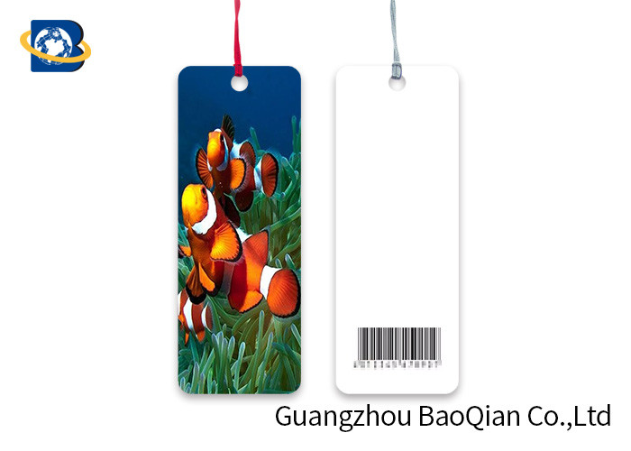 Plastic 3D Lenticular Bookmark , Custom Bookmark With Tassel Ocean Animal Clownfish Nomo