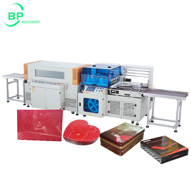 Fully Automatic edge sealer and Pof Heat Shrink Film Packing And Wrapping Machine