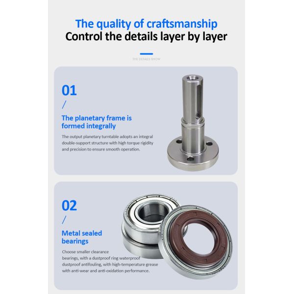 Lichuan Planetary Reducer Gearbox 10 to 1 10:1 PLF90 90mm Frame Size High Precision High Torque