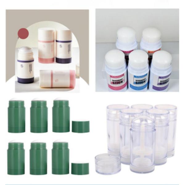 Round Circular Shape 15g 30g 50g 75g PP Deodorant Stick Container Used for Cosmetics