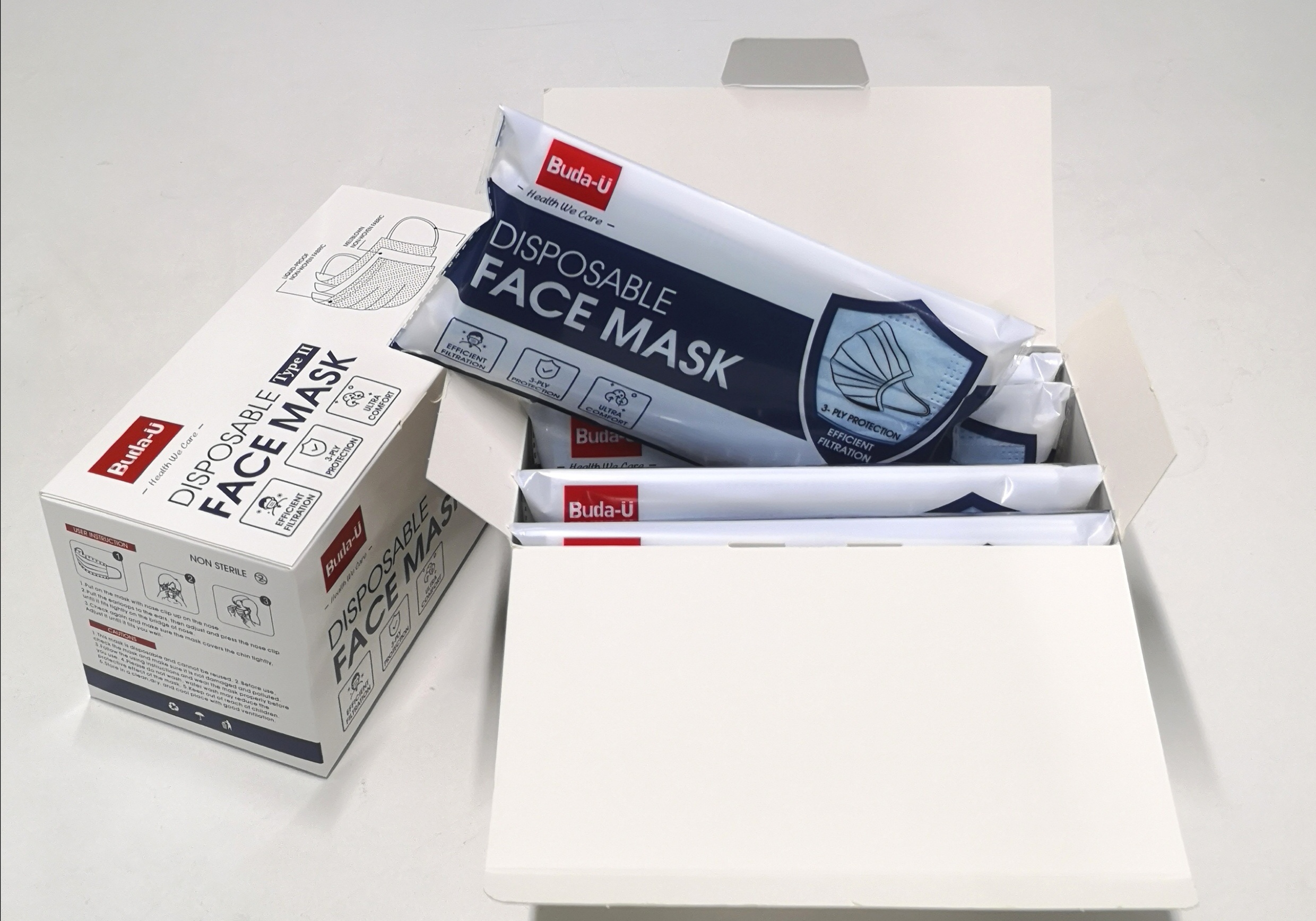 Eua Approved Disposable Medical Mask For Covid ASTM Level II