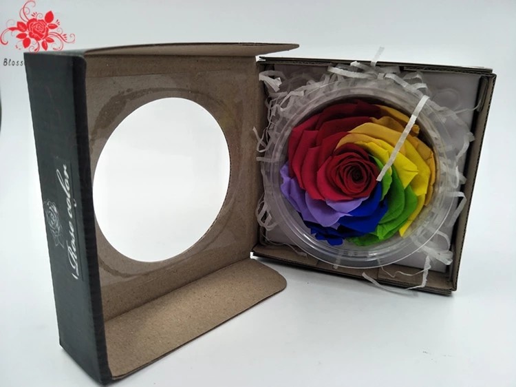 China factory Real Preserved Rose in Gift Box for Decoration Gift Preserved Flowers in Box