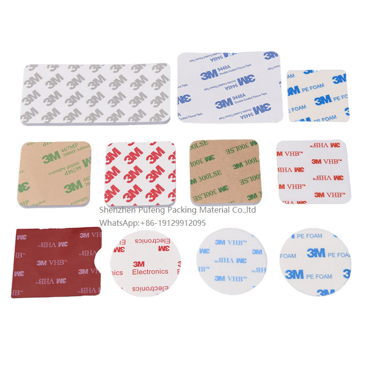 3M1600T High Bonding Double Sided Adhesive PE Foam For Paint Wall Hook Hanger