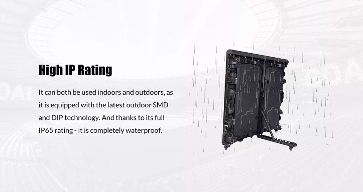 P10 P13.33 P16 Football Stadium Led Screen Display Sport Perimeter