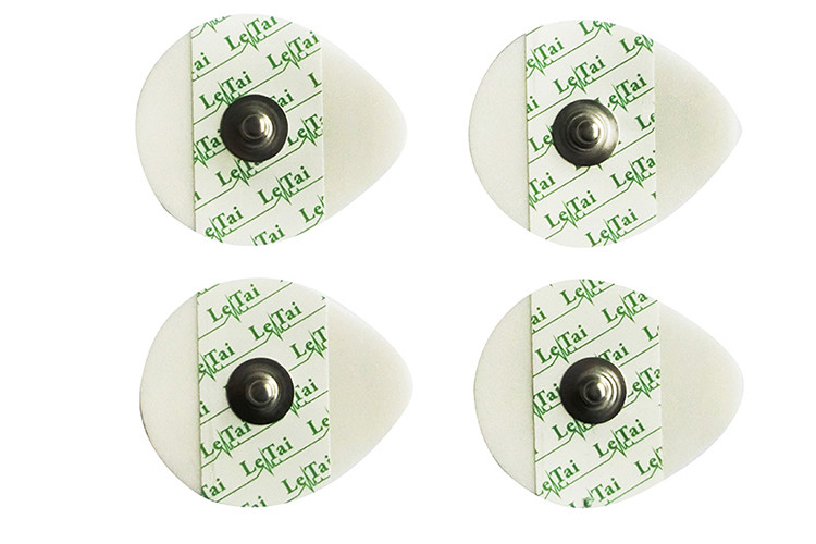 Roundsnap disposable ecg electrode padsecg chest electrodeecg alligator clips
