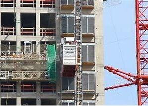 Buy cheap 1000kg Capacity Temporary Construction Building Site Lift Equipment product