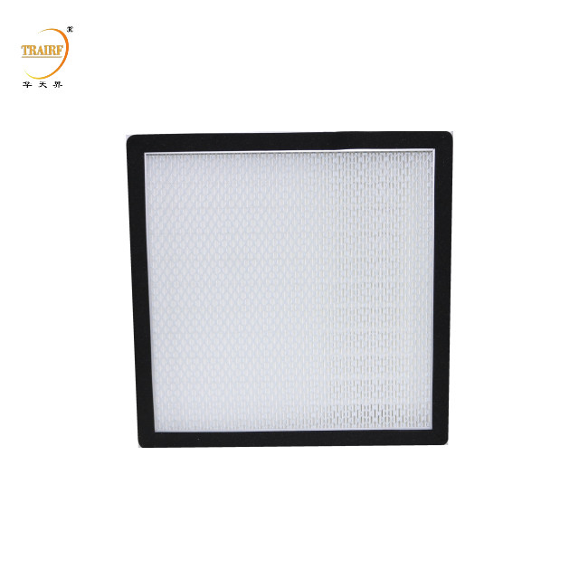 H13 H14 Efficiency Mini Pleat Hepa Air Filter For Ventilation System Or Laminar Flow Hood