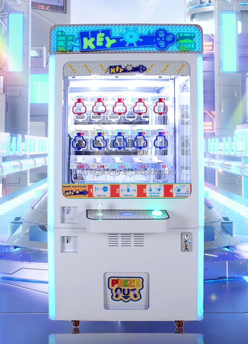 Age 3 Years Coin Operated Keymaster Arcade Machine Fun Toy Gift Prize Vending Machine