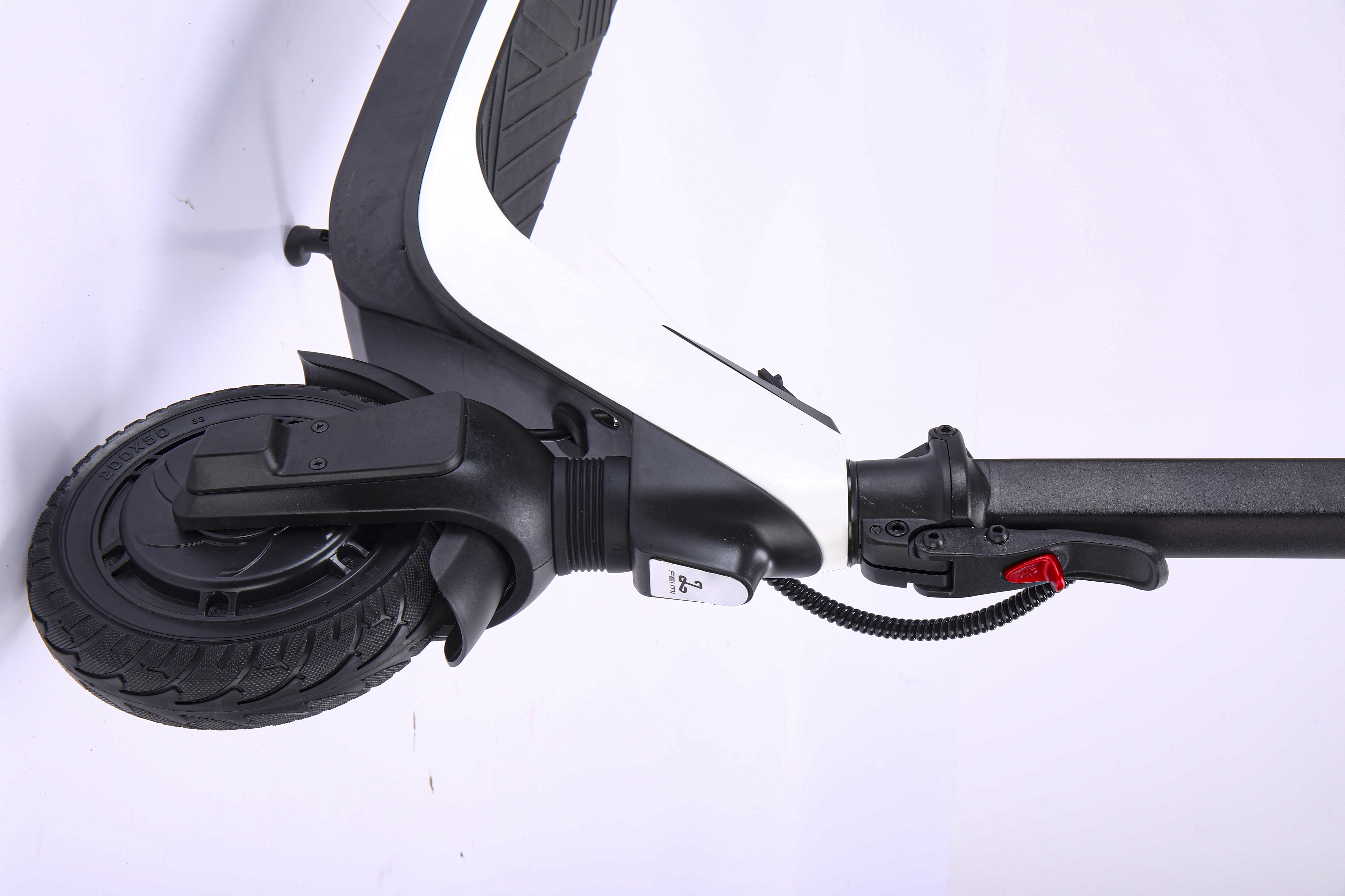 ON SALE White color electric portable scooter with 36V lithium battery and 350W motor
