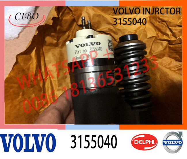 D12D Common Rail Fuel Injector VOE3155040 3155040 for EC360 EC360B EC460 Excavator Injector