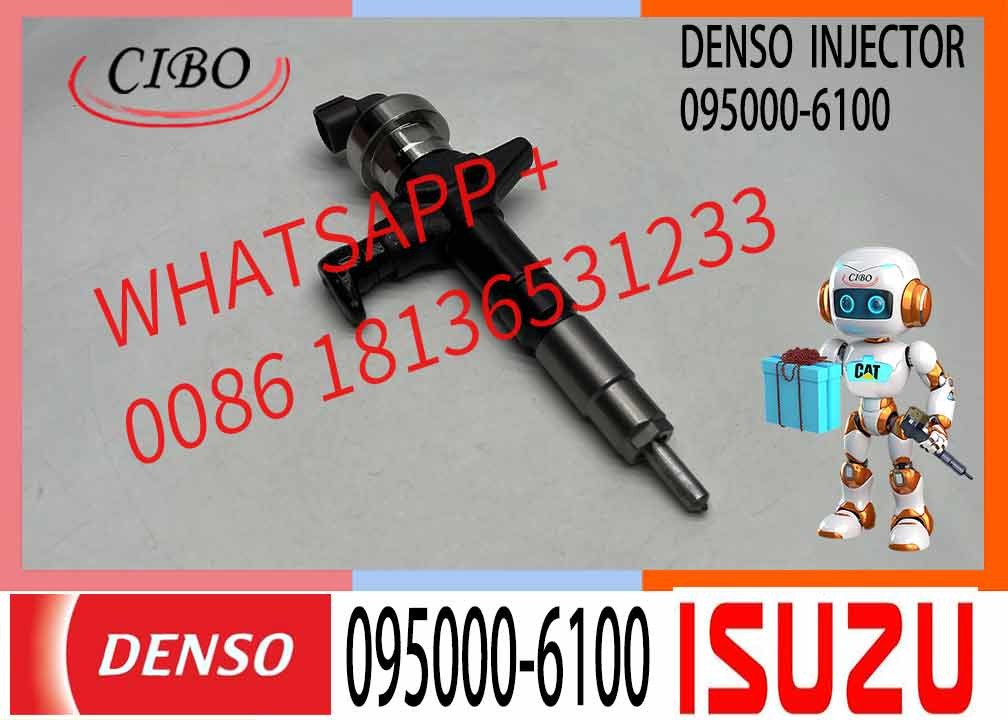 Common Rail Injector 095000-6100 For ISUZU 4JJ1 3.0L Engine Fuel Injector 8-98011604-0