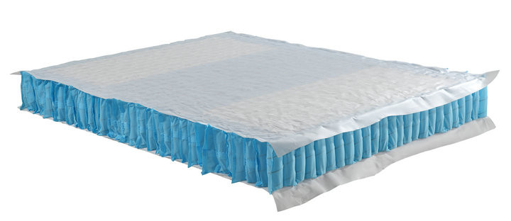 Anti - Dust Mite Breathable Latex Foam Bonnell Spring Mattress With Pillow Top