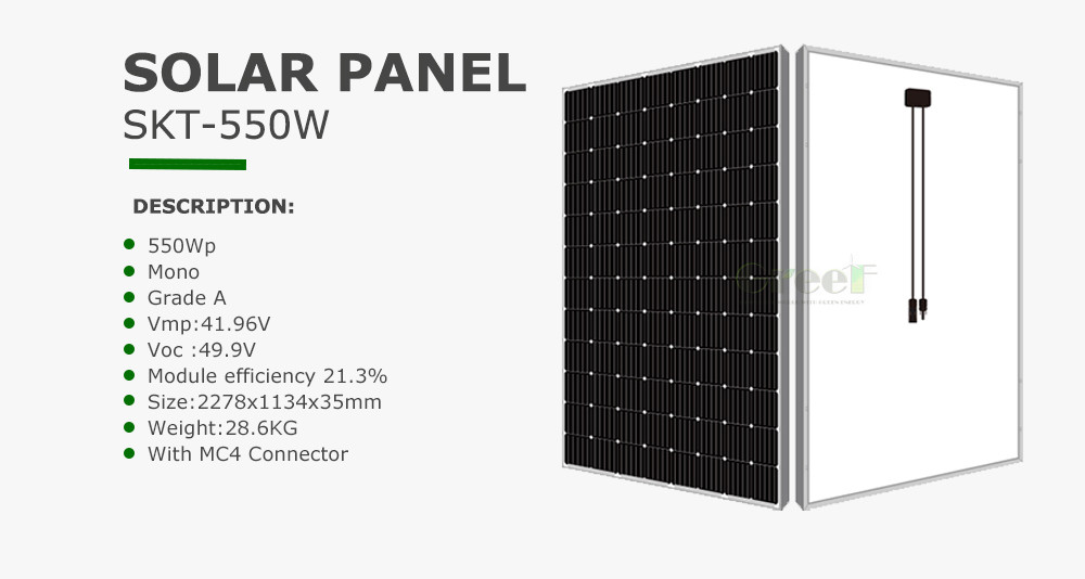 5kw battery charge off grid solar power pv energy system for home use