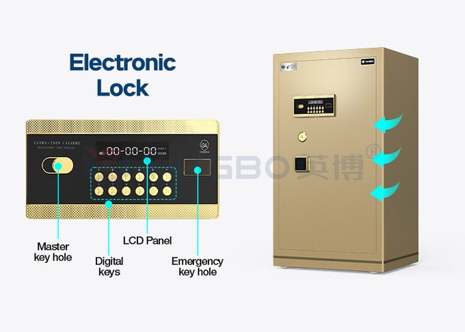 Digital Electronic Lock Luxury Safe Box For Office Security YB/N7-100