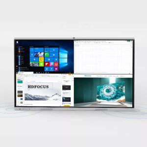 All In One Electronic Smart Interactive Whiteboard 98 Inch