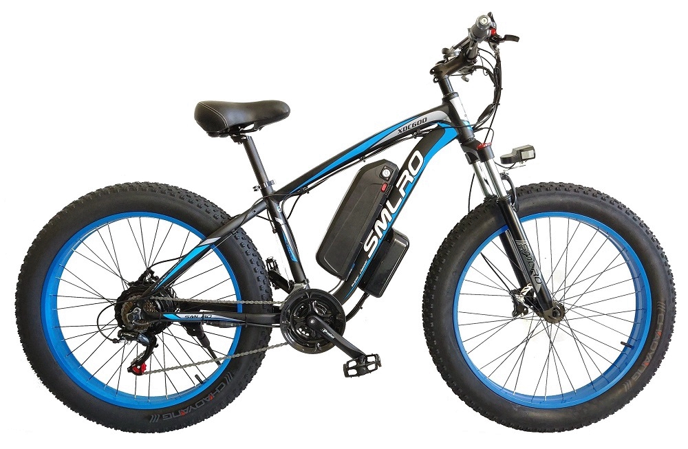 1000W Motor 13AH Lithium Battery Electric Bike SMLRO XDC600 26x4.0 inch Fat Tire E-Bike Drop Shipping Available