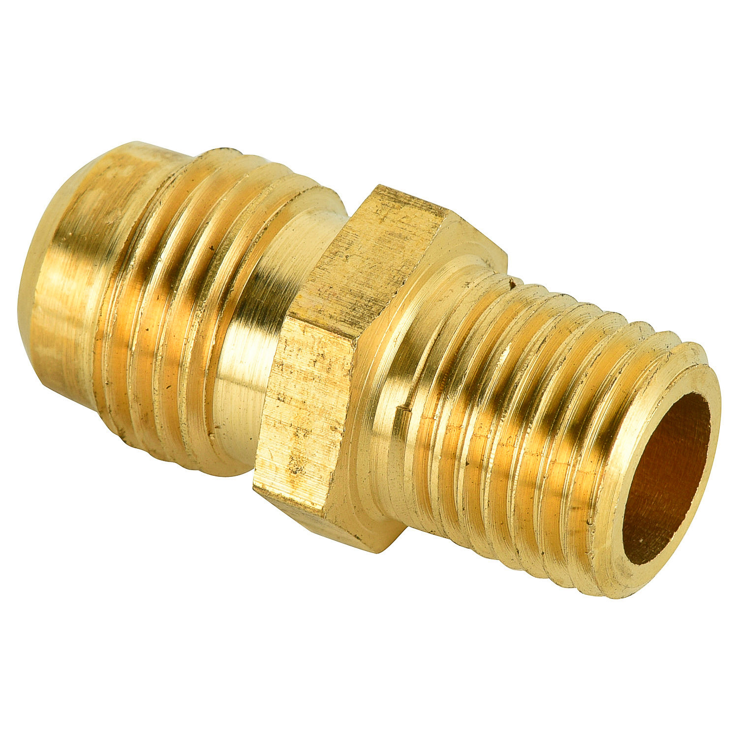 brass gas thread union 45 degree flare both ends compression connector for pipe brass fittings