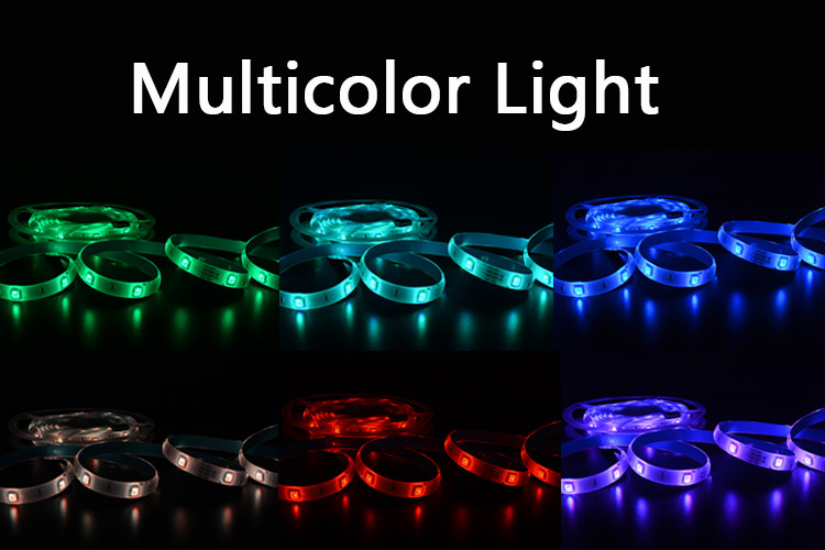 5m Smart LED Light Strip Remote Control Sync To Music Addressable SMD5050 Dream Color