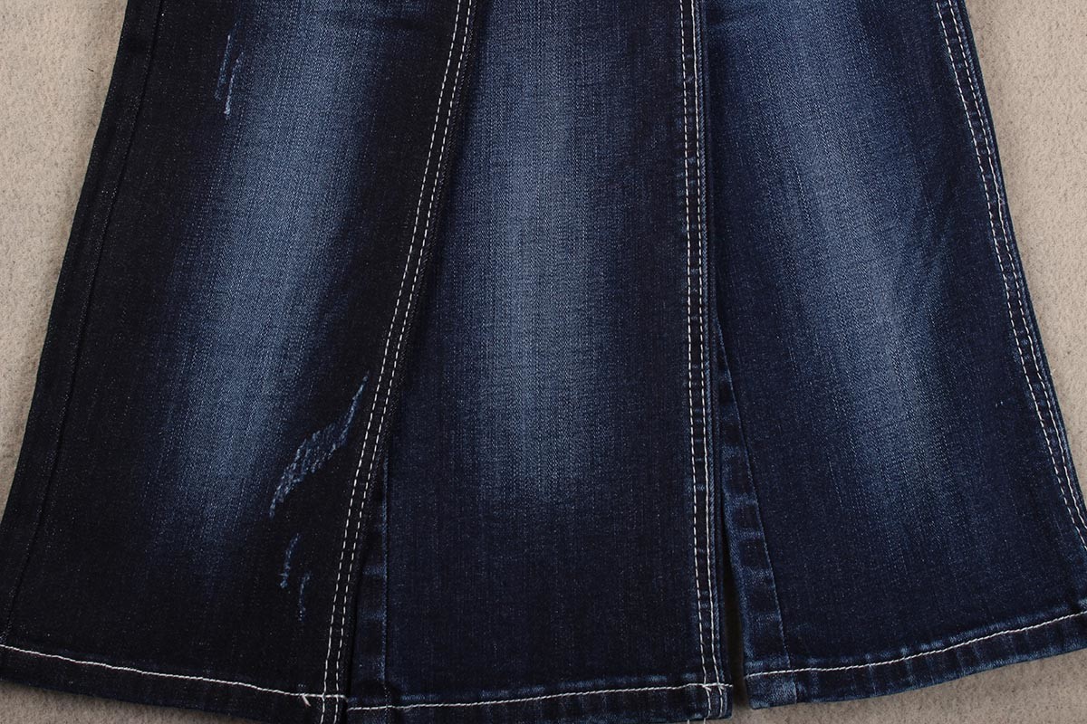 339 Gsm 10 Oz Soft Touch Indigo Cotton Slub Elastic Denim Fabric Blue Jeans Material