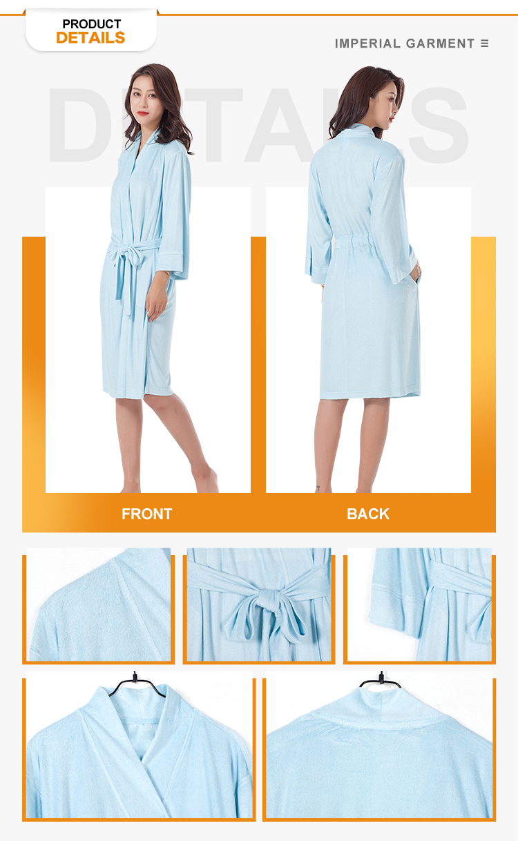 women's home bathrobe Bodysuit bathrobe cotton Wholesale 2020 Hot Sales pajamas robe femme