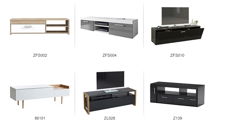 Best cheap simple model melamine MDF TV set furniture