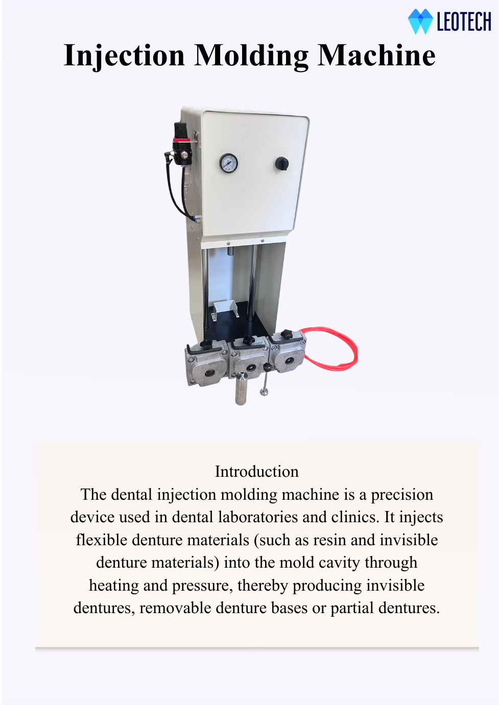 Professional Dental Injection Molding Machine for Denture Making